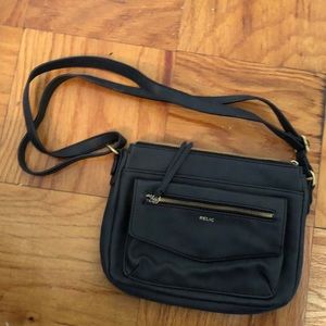 Relic by Fossil Allie Black Crossbody Handbag
